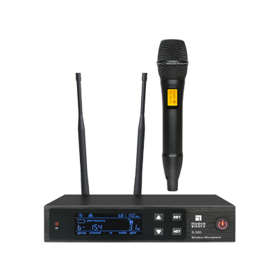 UHF true diversity wirelss microphone system (single channel)