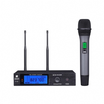 UHF true diversity wirelss microphone system (single channel)